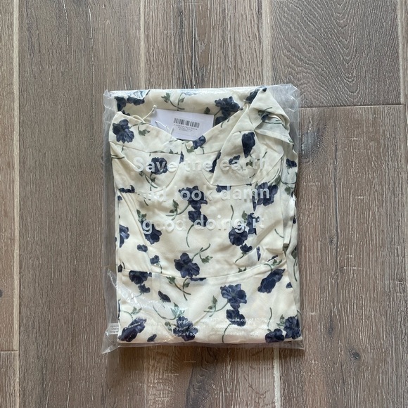 NWT Reformation Kourtney Dress Blueberries - Picture 5 of 5